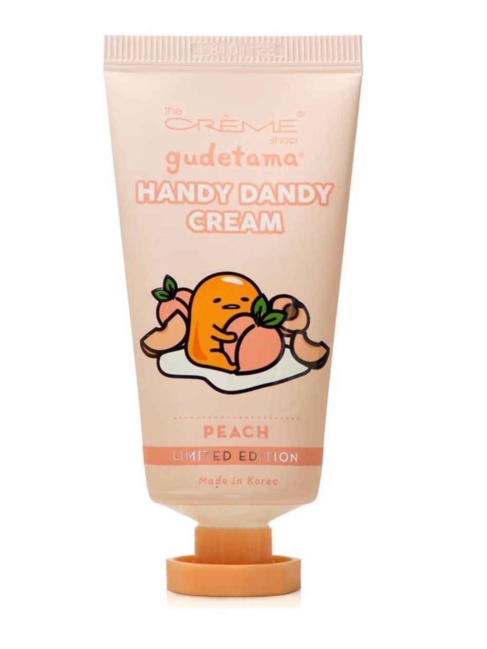 The Crème shop Gudetama Peach Handy Dandy Cream - Peach